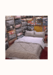 5*6 Brown Stripped Binded Duvets