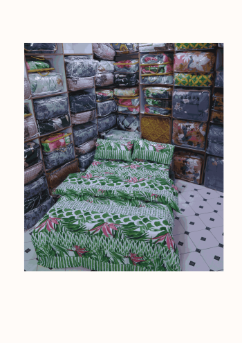 5*6 Green Floral Duvets