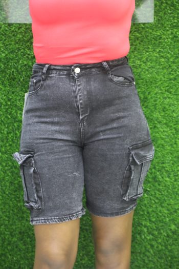 Cargo short denim