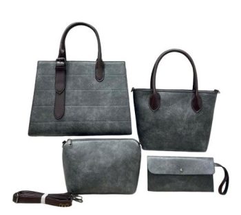 4 in 1 leather bag